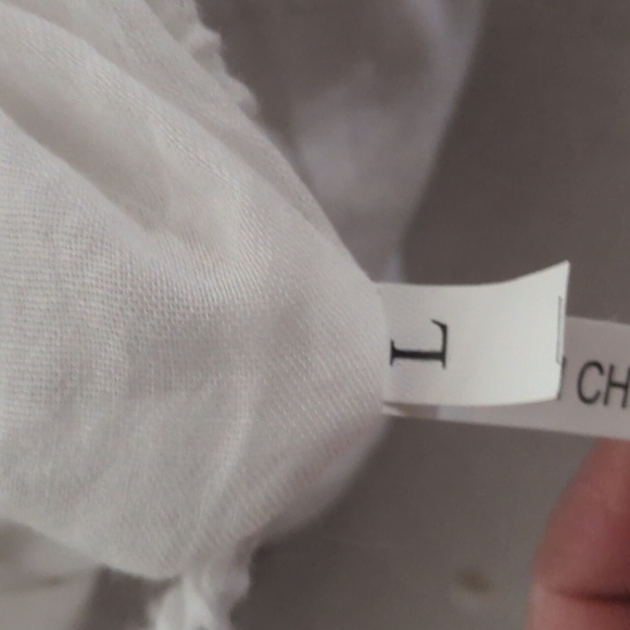 Flowy Romantic White Maxi Skirt Size Large, NWOT, Cottagecore - Picture 4 of 4